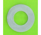 Washers and Circlips : Flat Washers - Without Chamfer - DIN 7349 - Steel - Washer, White Zinc Steel, DIN 7349