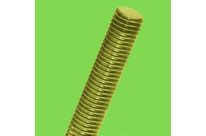 Threaded Rods : Brass - Threaded Rod, Brass, DIN 975