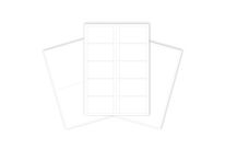 Reinforced polyester label in A4 Laser