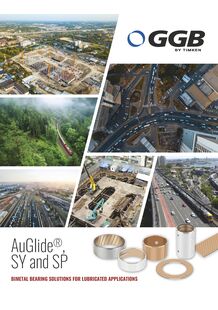 GGB AuGlide®, SP & SY - Metal and Bimetal - Bimetal Bearing Solutions for Lubricated Applications
