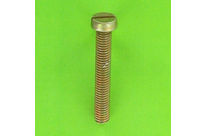 Metal Screws : Round Head - Slotted Cheese Head, DIN 84 - Yellow Zinc Steel