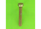 Metal Screws : Round Head - Slotted Cheese Head, DIN 84 - Yellow Zinc Steel