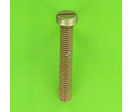 Metal Screws : Round Head - Slotted Cheese Head, DIN 84 - Yellow Zinc Steel
