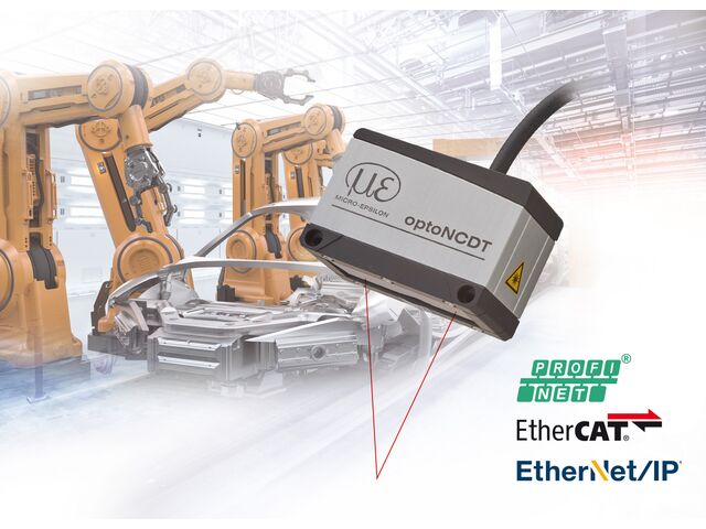 High-performance laser sensors with integrated EtherCAT interface