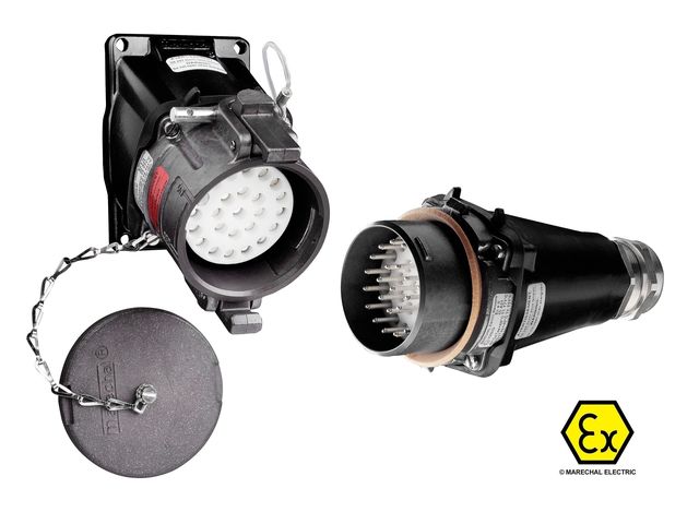 Ex multicontact plugs 12, 25 or 37 contacts