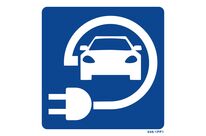 Electric vehicle sign