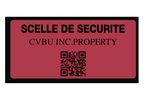Security Label - Printed Partial Transfer.