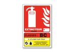BC class fire fire-fighting sign