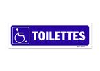 "Picto of toilets for disabled" signpost