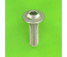 Hex Socket Screws : Hex Socket Button Head, Flanged - Hex Socket Button Head Collar Screw, A2 Stainless Steel