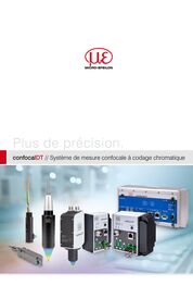 Confocal sensors for displacement and position