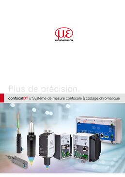 Confocal sensors for displacement and position