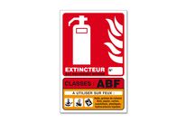 ABF class fire fire-fighting sign