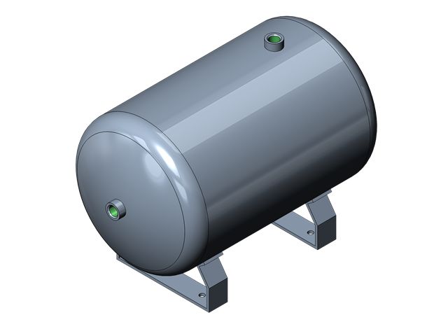 Compressed air tanks 