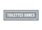 Ladies toilet sign - Grey background
