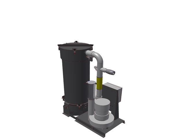 Vacuum cleaning and dusting unit CENTRALE NEUMATIC® JK