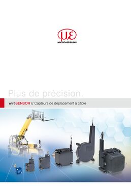 Draw-wire displacement sensors