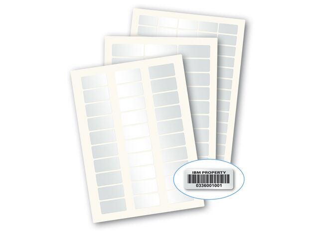 3M Metallic LaserLab A4 Laser Printing Heavy Duty Asset Tag