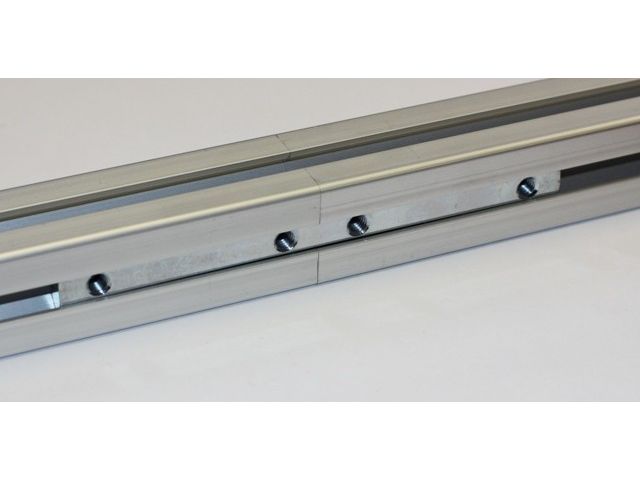 End to end 40x40 profile connector - 8 mm slot