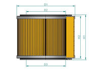 AIR FILTERS FOR PLASTIC-OVEN MACHINES