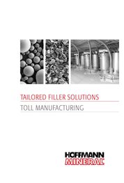 Catalogue Tailored Filler Solutions - Toll Manufacturing 