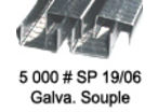 SP19-1/4 Galvanized Comfort Staples - Boxe of 5000 Staples : AgSP19C5M