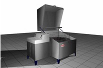 Two stages washing machines