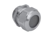 Cable glands nickel-plated brass with solid sealing insert without drilled hole