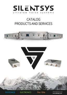 SILENTSYS CATALOG - PRODUCTS AND SERVICES
