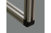 Corner Bracket 3 ways for 8 mm slot 30x30 profile - Black