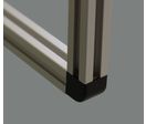 Corner Bracket 3 ways for 8 mm slot 30x30 profile - Black