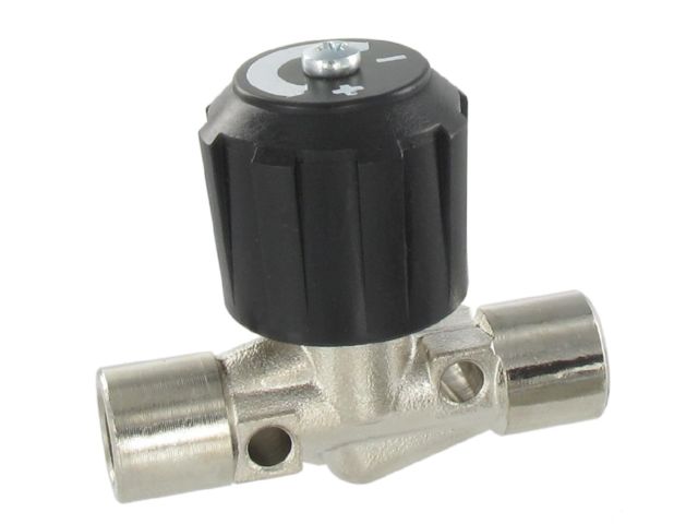Needle valves for compressed air and water