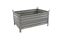 Steel plate container