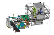 Vertical Oven for the Foundry Industrie 