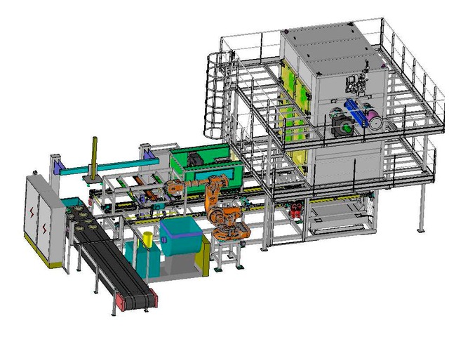 Vertical Oven for the Foundry Industrie 
