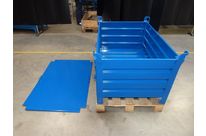 Sheet metal crate