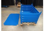 Sheet metal crate