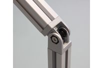 Free Angle Brackets - for 2 profiles ends - 3 mm slot - 30x30 aluminium profile
