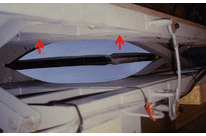 Pneumatic flexible cylinder for machine