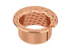 Bronze bearings made of CuSn8 with lubrication indents : MBZ-B09 