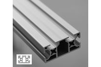 Aluminium profile 30x60 8mm slot