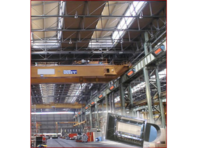 Industrial radiant heating : Incandescent Eemitters SUNRAD