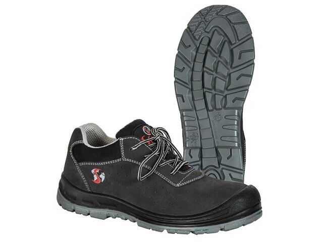 Daim -perforated low safety shoe