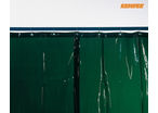Welding curtain S4, light green: EN 1598