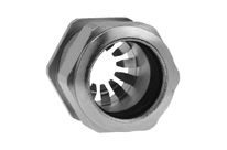 EMC cable glands nickel-plated brass with contact socket