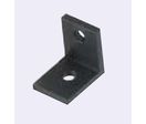 Black Anodized Thin Bracket for 10 mm slot aluminium profile