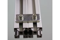 Fastening plate for 30x30 profile with 8mm slot – With fixings