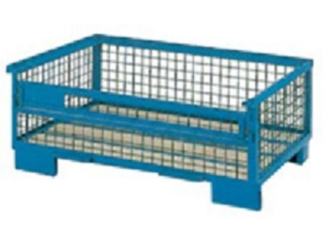 Industrial lattice box pallets