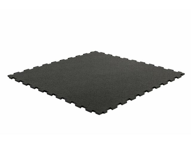 Conductive floor tile with exclusive interlocking attachment system - TRAFICLINE ESD