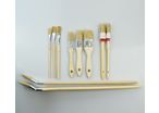 Paintbrush Set - 10 Pieces - flat brush, artist brush, radiator, round